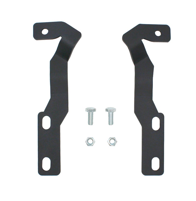 GREATUS Ditch Hinge LED Light Brackets Pod Metal Hood Hinge Mount Brackets Kit Compatible with Toyota Tacoma 2016-2021 - Black - Image 1